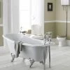 Hudson Reed Brockley Single Ended Freestanding Acrylic Bath White