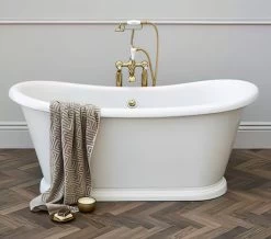 Burlington Admiral 1650 X 710mm White Freestanding Soaking Bath 7 Burlington Admiral 1650 X 710mm White Freestanding Soaking Bath -Bathroom Supplie Shop M700 2022 6 14 7 15 2 132