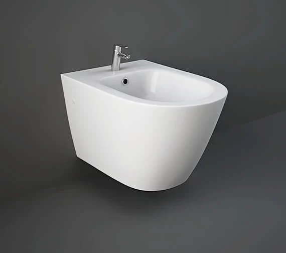 RAK Resort Wall Hung White Bidet With Hidden Fixings 1 RAK Resort Wall Hung White Bidet With Hidden Fixings