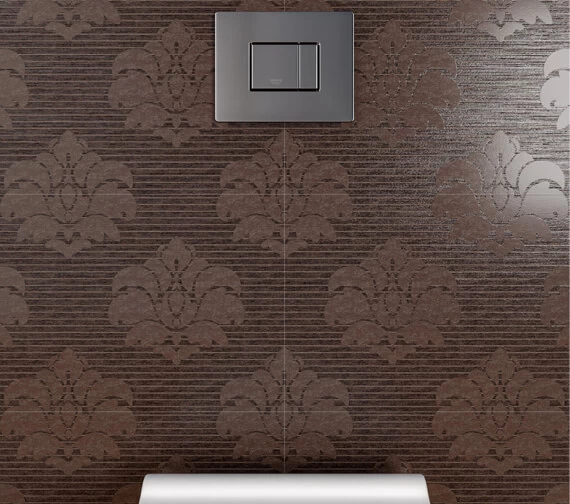 Grohe Cosmo Stainless Steel Dual Flush WC Wall Plate - 38776SD0 1 Grohe Cosmo Stainless Steel Dual Flush WC Wall Plate - 38776SD0