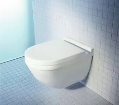 Duravit Starck 3 Wall Mounted Toilet With Durafix - 2225090000