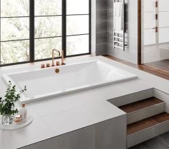 Trojan Amare 1800 X 1200mm Superdeep Double Ended Inset Bath White