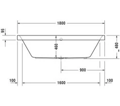 Duravit Happy D2 1800mm Combi System L Built-In Bath With Two Backrest Slopes -Bathroom Supplie Shop M700 2022 6 28 10 58 39 814