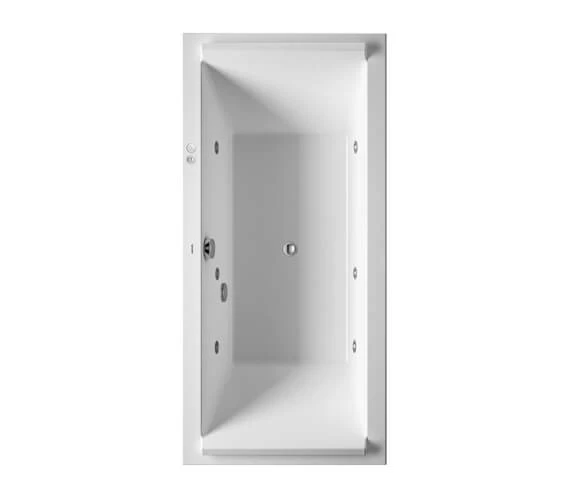 Duravit Starck Two Backrest Slope Rectangular Bath With Jet System 2 Duravit Starck Two Backrest Slope Rectangular Bath With Jet System - Image 2