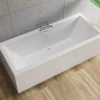 RAK Evolution Double Ended 1750mm X 750mm Easyflow Acrylic Bath White