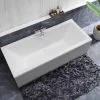 Roca The Gap Double Ended White Acrylic Bath 1700 X 700mm