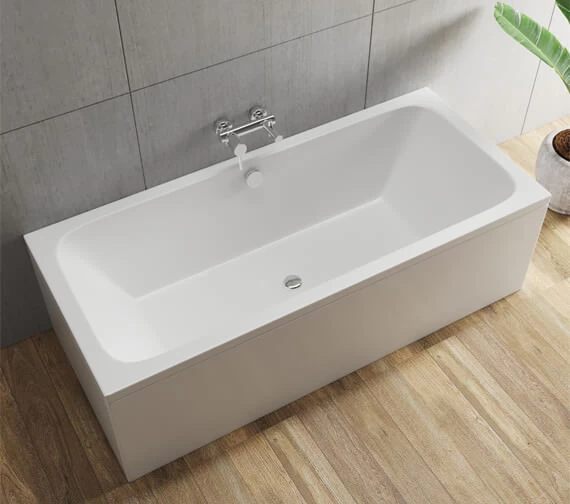 Duravit D-Code 1800 X 800mm Built-In Bathtub With Support Feet - Central Outlet 1 Duravit D-Code 1800 X 800mm Built-In Bathtub With Support Feet - Central Outlet