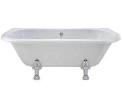 Hudson Reed Kenton 1700 X 750mm Back-To-Wall Freestanding White Acrylic Bath With Legs 12 Hudson Reed Kenton 1700 X 750mm Back-To-Wall Freestanding White Acrylic Bath With Legs -Bathroom Supplie Shop M700 2022 7 6 15 26 51 487