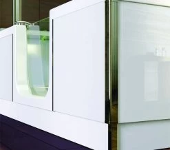 Trojan Style Easy Access Shower Bath With Bath Screen And Twin Waste -Bathroom Supplie Shop M700 2022 7 8 13 34 13 568