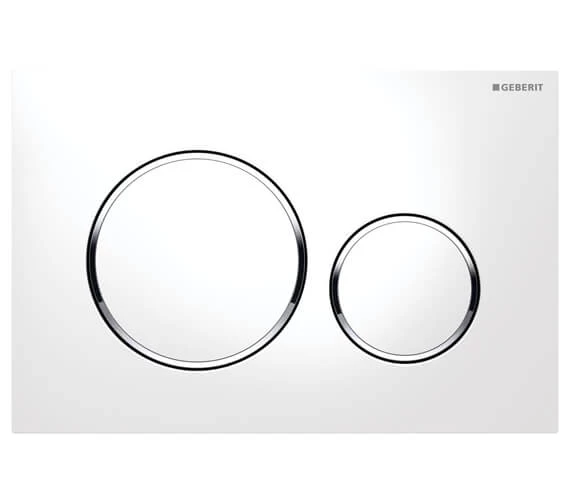 Geberit Sigma20 246 X 164mm Dual Flush Plate 2 Geberit Sigma20 246 X 164mm Dual Flush Plate - Image 2