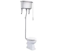 Tavistock Vitoria White 438mm WC Pan With High Level Cistern 8 Tavistock Vitoria White 438mm WC Pan With High Level Cistern -Bathroom Supplie Shop M700 2022 8 3 15 18 29 761