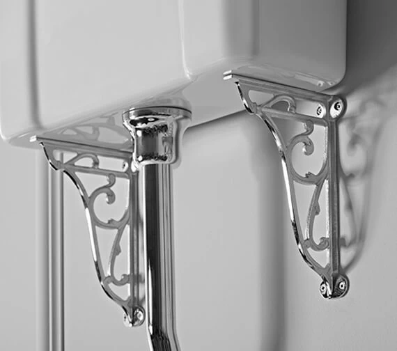 Tavistock Vitoria White 438mm WC Pan With High Level Cistern 5 Tavistock Vitoria White 438mm WC Pan With High Level Cistern - Image 5