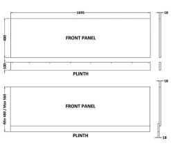 Hudson Reed Fusion Bath Front Panel With Plinth -Bathroom Supplie Shop M700 2022 8 8 12 42 20 928