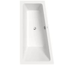 Duravit No.1 1500 X 800mm Trapezoidal Corner Bath With Backrest Slope
