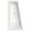 Duravit No.1 1600 X 850mm Trapezoidal Corner Bath With Backrest Slope