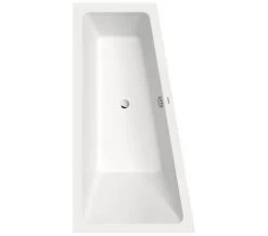 Duravit No.1 1600 X 850mm Trapezoidal Corner Bath With Backrest Slope