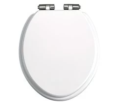 Heritage White Gloss Soft Close Hinge WC Seat And Cover