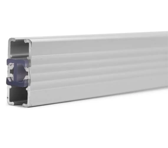 Croydex Professional Profile 400 Standard L Shaped Silver Shower Rail 3 Croydex Professional Profile 400 Standard L Shaped Silver Shower Rail - Image 3