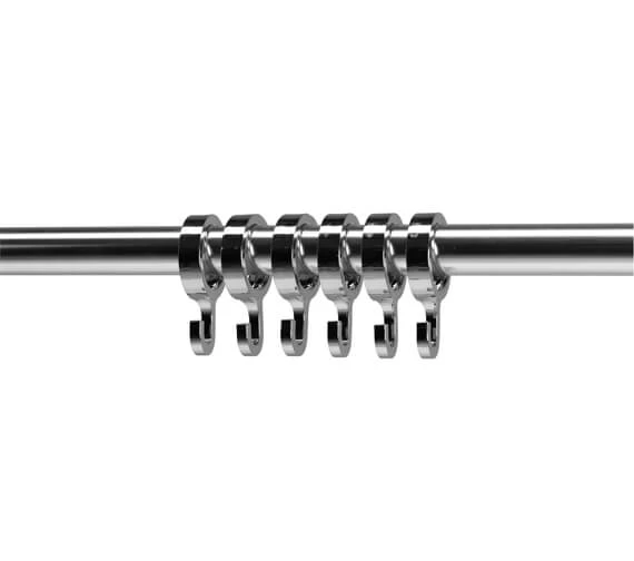 Croydex Luxury Shower Curtain Rail Rod 3 Croydex Luxury Shower Curtain Rail Rod - Image 3