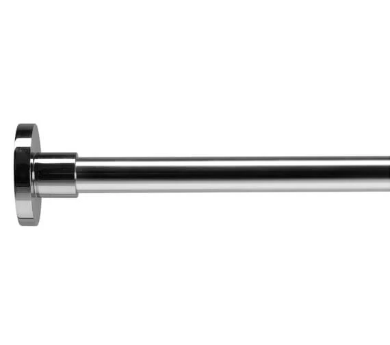 Croydex Luxury Shower Curtain Rail Rod 2 Croydex Luxury Shower Curtain Rail Rod - Image 2