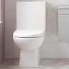 Nuie Ivo 375 X 625mm White Close Coupled Comfort Height WC Pan And Cistern