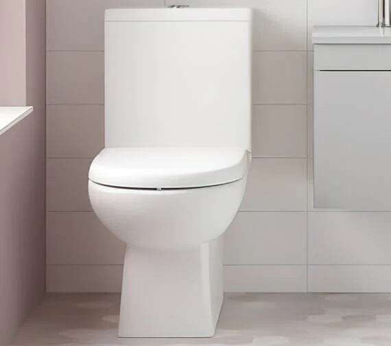 Nuie Ivo 375 X 625mm White Close Coupled Comfort Height WC Pan And Cistern 1 Nuie Ivo 375 X 625mm White Close Coupled Comfort Height WC Pan And Cistern
