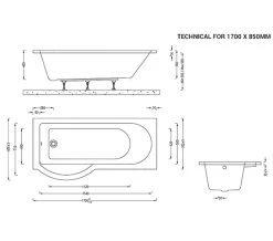 IMEX Arco White Shower Bath 10 IMEX Arco White Shower Bath -Bathroom Supplie Shop M700 2023 1 13 9 34 0 234