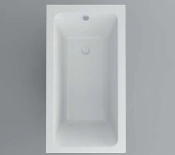 IMEX Quadro 1300 X 700mm White Single Ended Bath