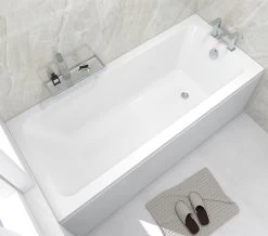 IMEX Quadro 1300 X 700mm White Single Ended Bath -Bathroom Supplie Shop M700 2023 2 11 8 42 35 212
