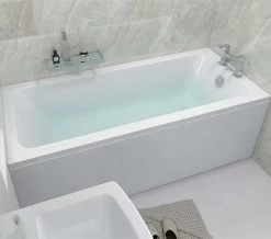 IMEX Quadro 1300 X 700mm White Single Ended Bath -Bathroom Supplie Shop M700 2023 2 11 8 42 53 808