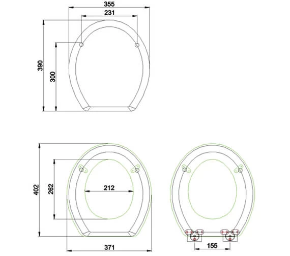 Burlington Soft Close Toilet Seat 2 Burlington Soft Close Toilet Seat - Image 2