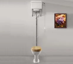 Silverdale Belgravia 440 X 645mm High Level WC Pan
