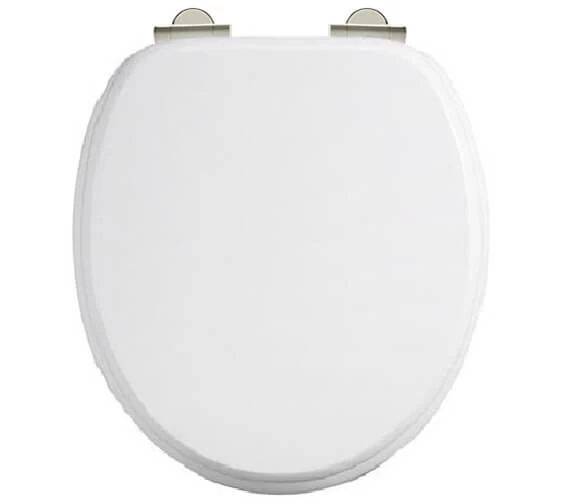 Burlington Carbamide WC Seat With Chrome Hinge 1 Burlington Carbamide WC Seat With Chrome Hinge