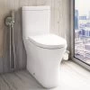 RAK Resort Maxi Close Coupled Fully Back To Wall Rimless Toilet WC Pack