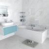 IMEX Wave 1800 X 800mm White Double Ended Bath
