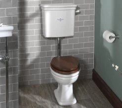 Silverdale Loxley 450 X 750mm Low Level White WC Pan And Cistern
