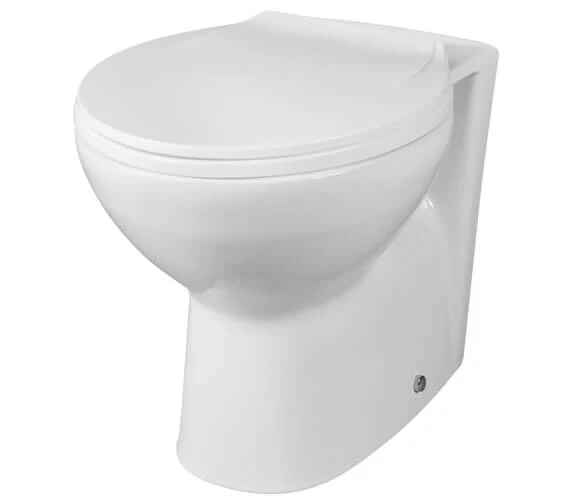 Nuie Melbourne 355 X 520mm Back-To-Wall White WC Pan 2 Nuie Melbourne 355 X 520mm Back-To-Wall White WC Pan - Image 2