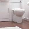 Nuie Melbourne 355 X 520mm Back-To-Wall White WC Pan