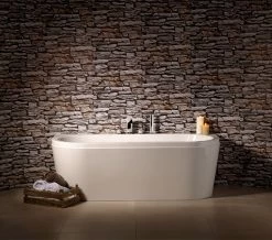 Carron Halcyon D 5mm Acrylic Luxurious Double Ended White Bath 1750 X 800mm