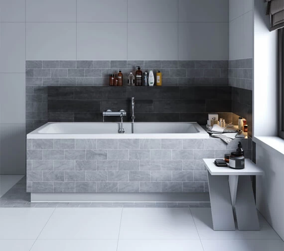 Joseph Miles Portland Double Ended Rectangular White Bath - 5mm Acrylic 10 Joseph Miles Portland Double Ended Rectangular White Bath - 5mm Acrylic - Image 10