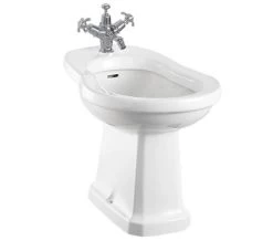 Burlington White Back To Wall Bidet 565mm - P4
