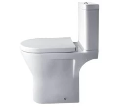 Essential IVY Comfort Height White Close Coupled WC Pan With Cistern And Seat