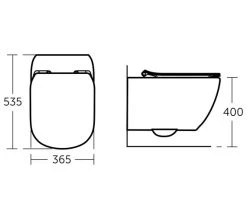 Ideal Standard Tesi Aquablade White Wall Hung WC Pan 535mm 9 Ideal Standard Tesi Aquablade White Wall Hung WC Pan 535mm -Bathroom Supplie Shop M700 2023 7 22 8 25 34 722