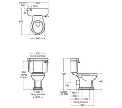 Ideal Standard Waverly White Close Coupled WC Pan 675mm And Cistern -Bathroom Supplie Shop M700 2023 7 24 8 14 36 279