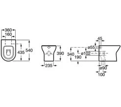 Roca Nexo Back To Wall White WC Pan 540mm - 347615000 5 Roca Nexo Back To Wall White WC Pan 540mm - 347615000 -Bathroom Supplie Shop M700 2023 7 31 13 40 34 545
