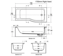 Ideal Standard Connect Air White Idealform Plus Shower Bath -Bathroom Supplie Shop M700 2023 9 12 12 20 1 316