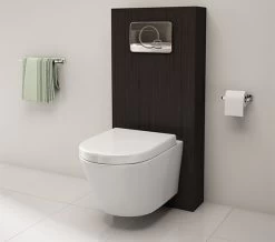IMEX Arco 520mm White Wall Hung WC Pan With Fixing -Bathroom Supplie Shop QS V15283 3 mn