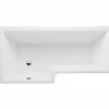 Cleargreen Ecosquare Left Handed White Shower Bath 1700 X 850mm