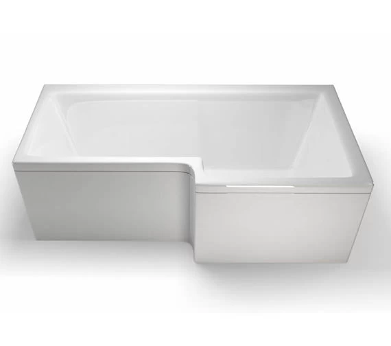 Cleargreen Ecosquare Left Handed White Shower Bath 1700 X 850mm 6 Cleargreen Ecosquare Left Handed White Shower Bath 1700 X 850mm - Image 6