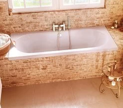 Bathroom Supplie Shop 16 Cleargreen Verde Rectangular Double Ended White Bath 1700 X 700mm